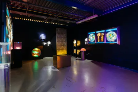 Œuvre d’art cinétique exposée à la Fondation Cherqui (3/8)