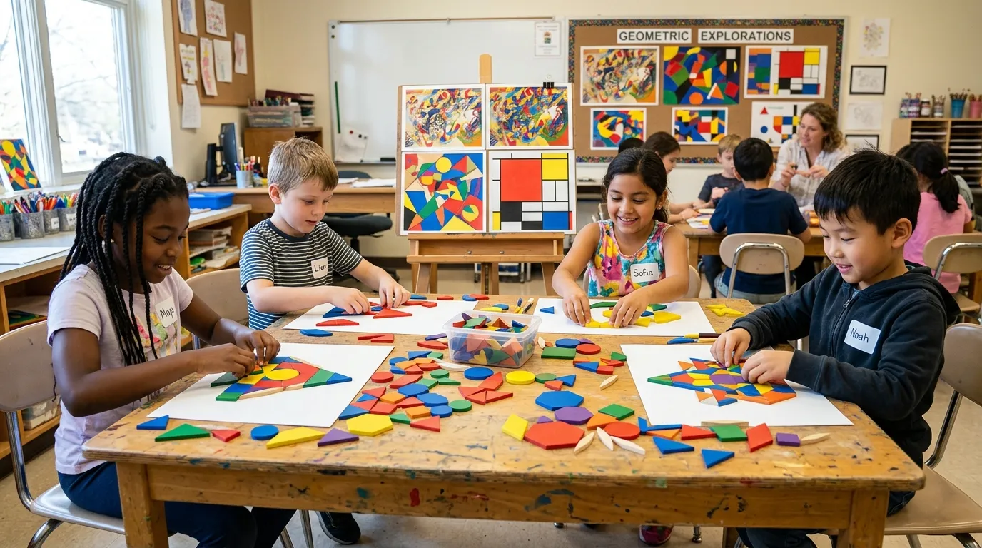 Art et mathématiques : travailler la géométrie avec des œuvres, du collège au lycée