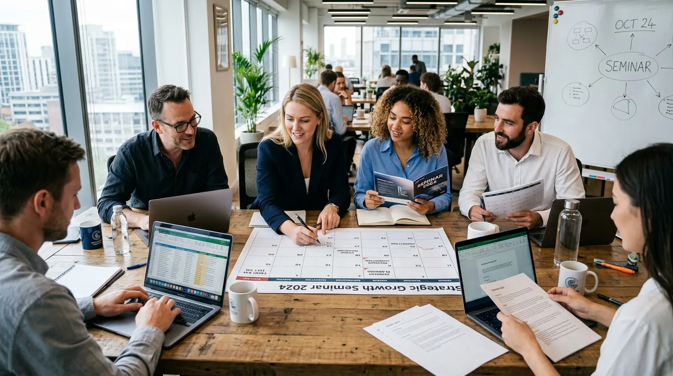 Comment organiser un séminaire d'entreprise : le guide étape par étape