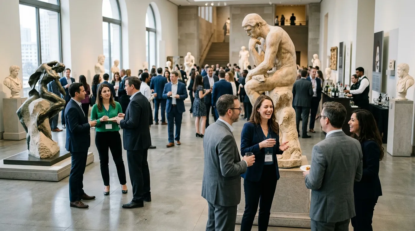 Événement d'entreprise dans un musée : ce qui est possible, ce qui ne l'est pas