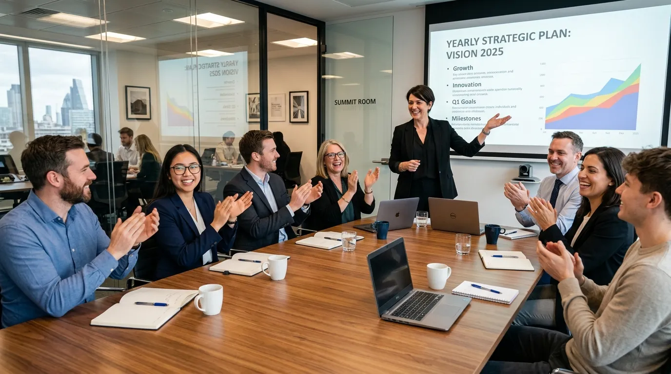 Kick-off d'entreprise : réussir le lancement de l'année