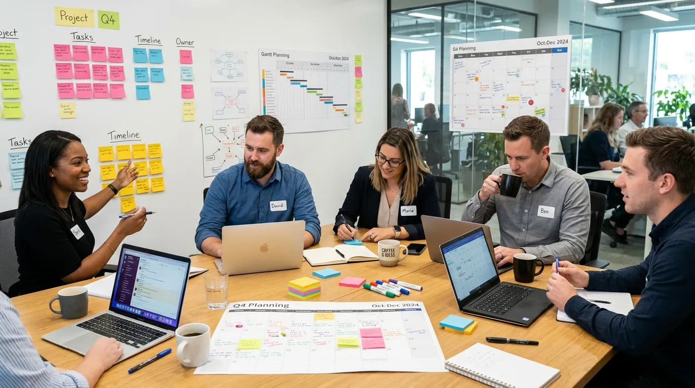 Organiser une soirée d'entreprise : le rétroplanning complet