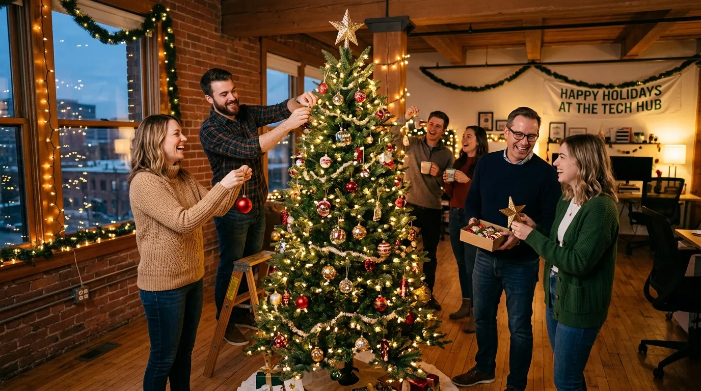 Team building de Noël : idées pour finir l'année en équipe